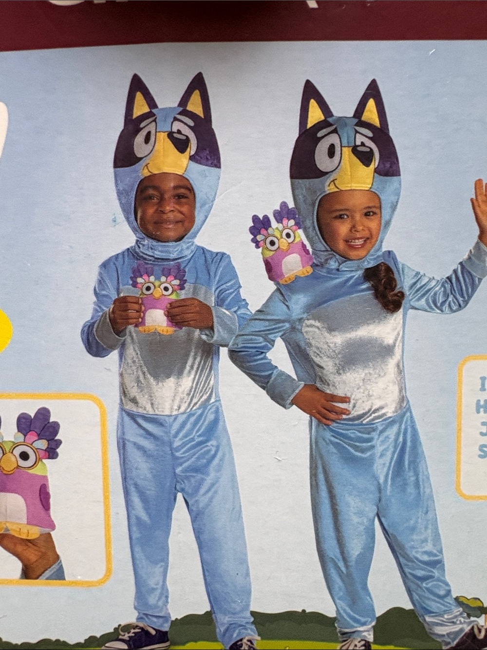 NWT  Official Bluey Chattermax Halloween costume Boy/Girl sz: 6/6X - Picture 7 of 7